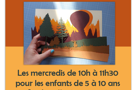 Ateliers créatifs "Fabrique un paysage en Kirigami"