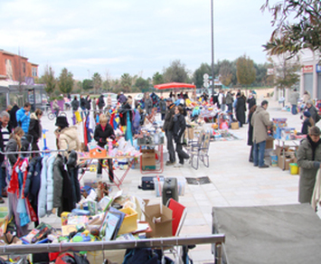 Flohmarkt auf der Rambla